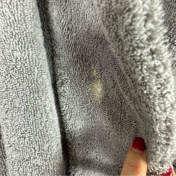 Parachute Classic Turkish Cotton Luxury Womens Robe Size M Gray - Picture 7 of 9